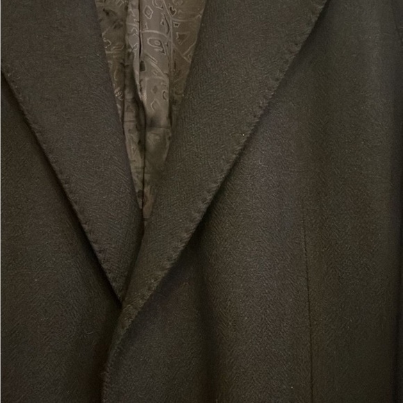 MACHO made in Spain Black Trench Coat Tailored Elegance - Picture 4 of 10